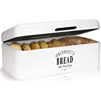 granrosi Panera – Amplios metal Pan Caja Estilo Clásico- 40 años- metal- Vintage Grey